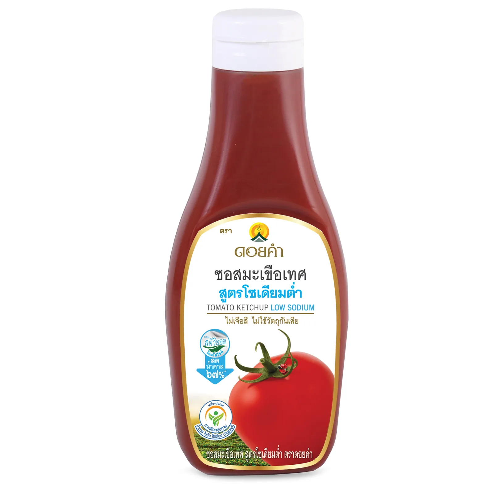 Doi Kham Tomato Ketchup Low Sodium 200g 12-Pack
