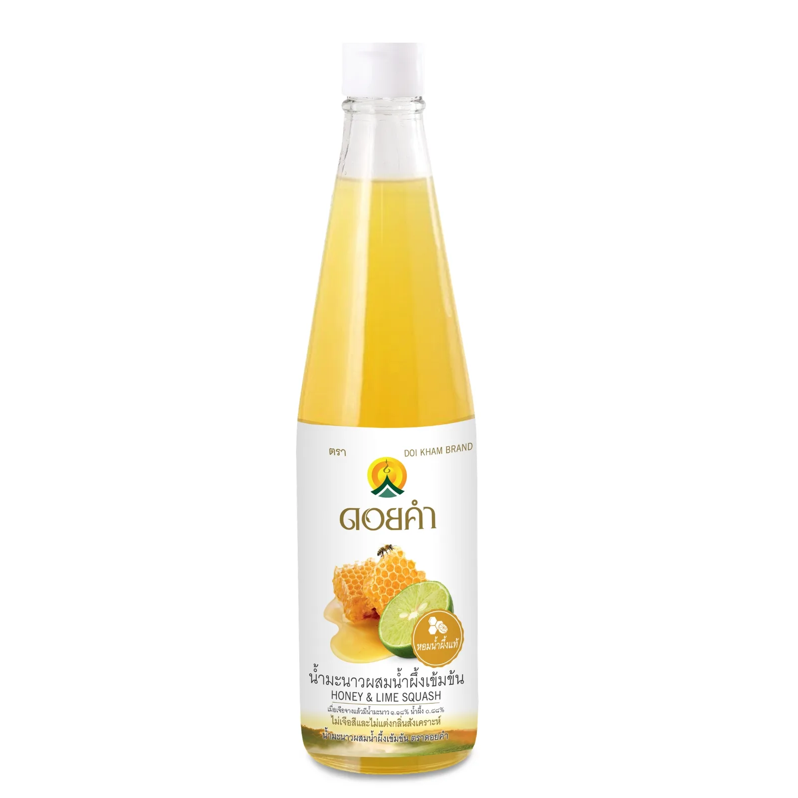 Doi Kham Honey & Lime Squash 500ml 12-Pack