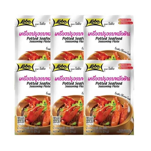 LOBO Potted Seafood Seasoning Paste 60g 6-Pack