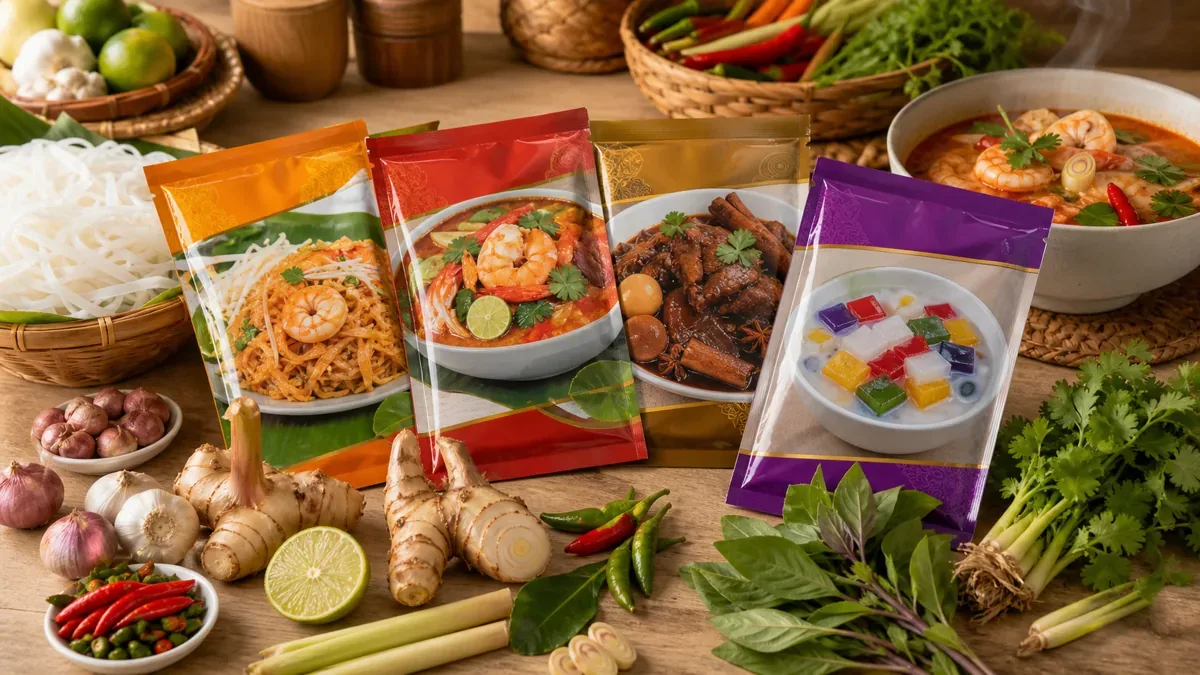 LOBO Thai pantry meal kits with Thai cooking ingredients for an ecommerce buying guide